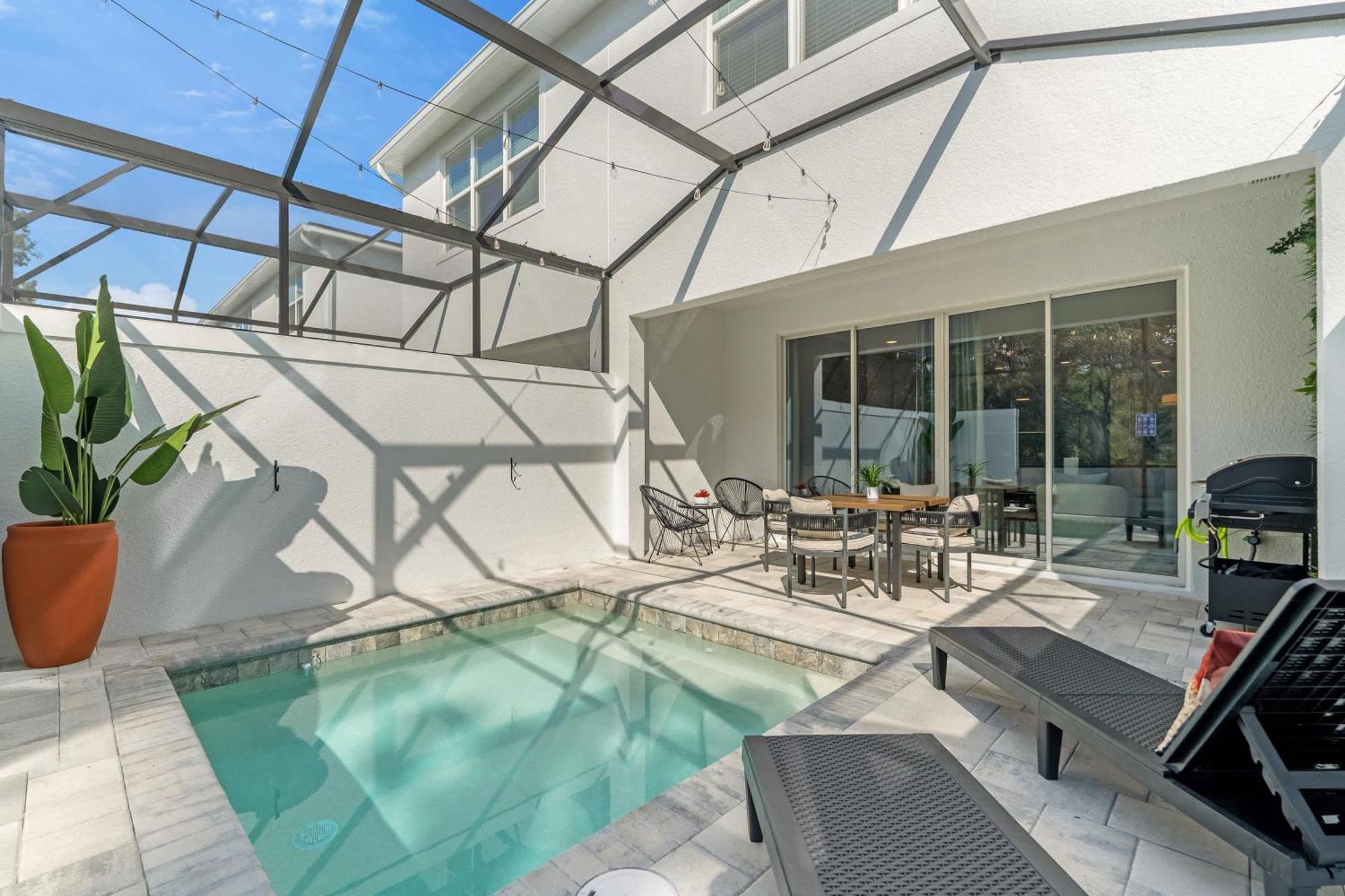 Upstay - Modern Family Townhouse W Private Pool Orlando Ngoại thất bức ảnh